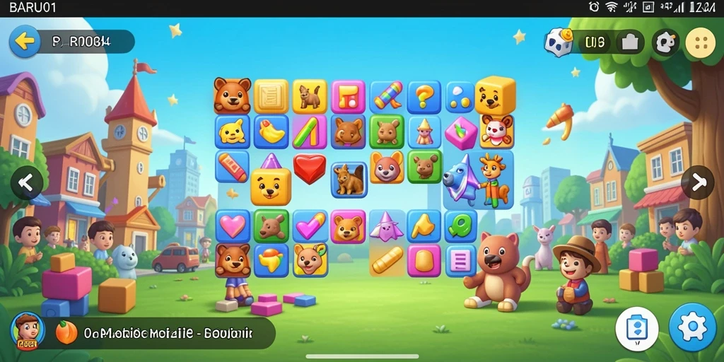 Tampilan gameplay BARU01 yang menantang dan seru.