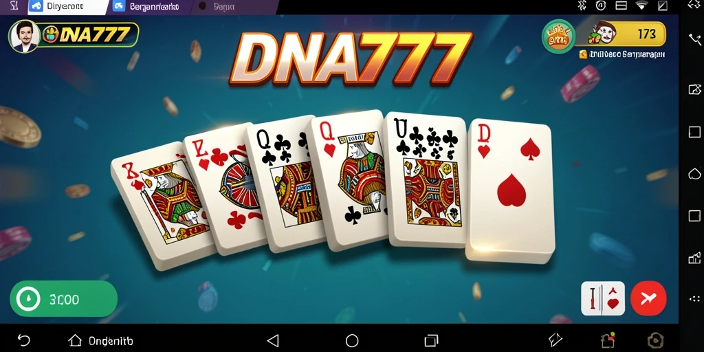 Screenshot gameplay DNA777 menunjukkan serunya permainan Domino.