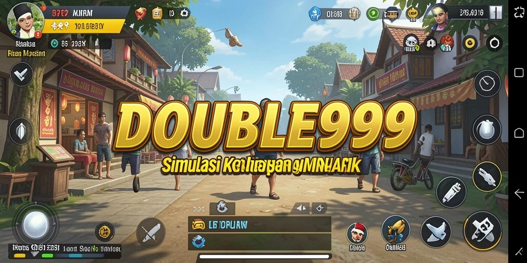 Gameplay simulasi kehidupan di DOUBLE999 yang menawan.