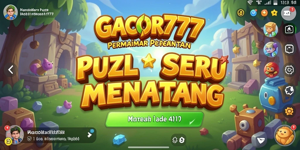 Screenshot GACOR777 menunjukkan gameplay Puzzle yang menantang dan mengasyikkan.