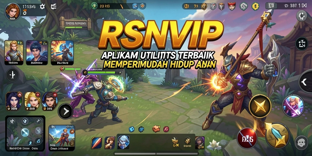 Tampilan utama RSNVIP dengan fitur utilitas yang memudahkan pengguna.