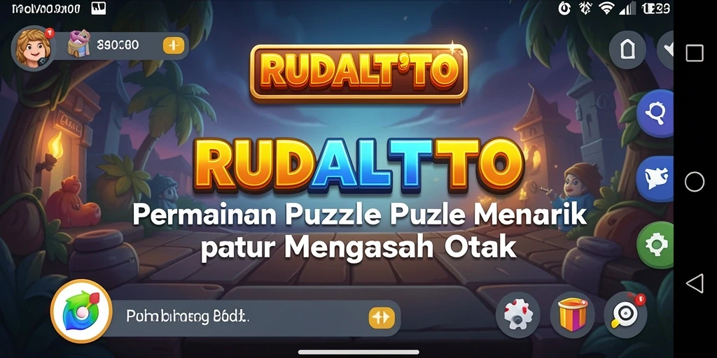 Tangkapan layar gameplay RUDALTOTO menampilkan teka-teki menarik yang menantang.