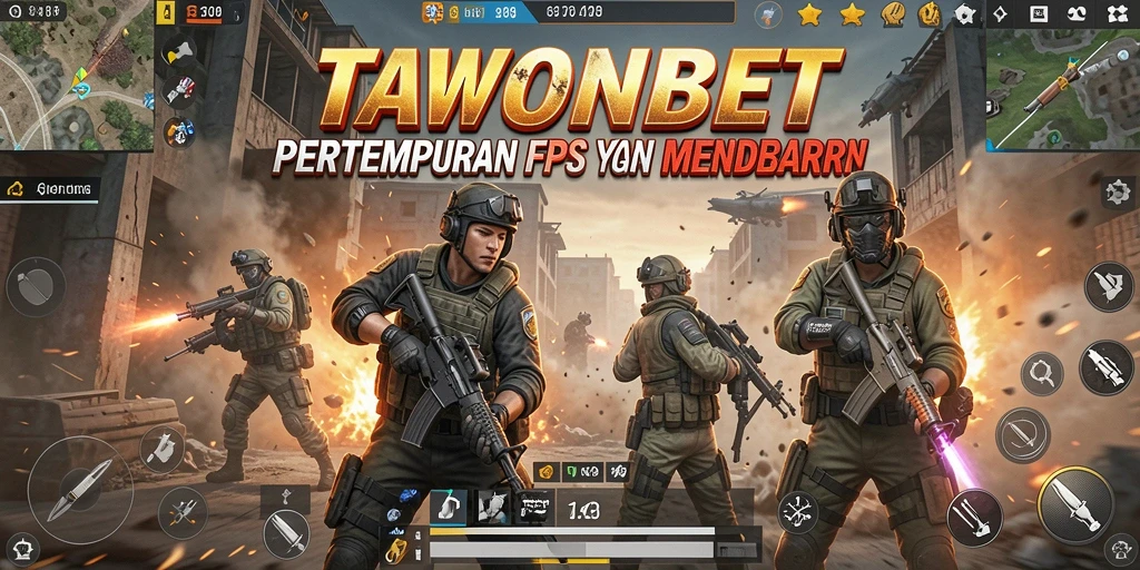 Tampilan gameplay intens dan grafis memukau dari TAWONBET.