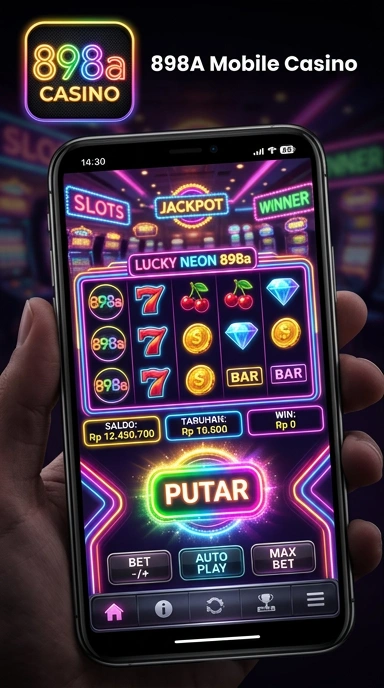 Tampilan beranda aplikasi 898a yang menonjolkan kategori aplikasi.